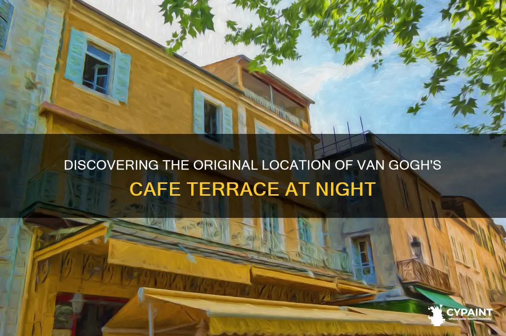 where is the original cafe terrace at night painting