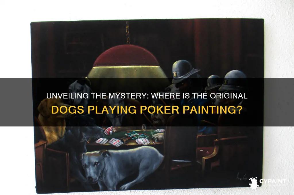 where is the original dogs playing poker painting