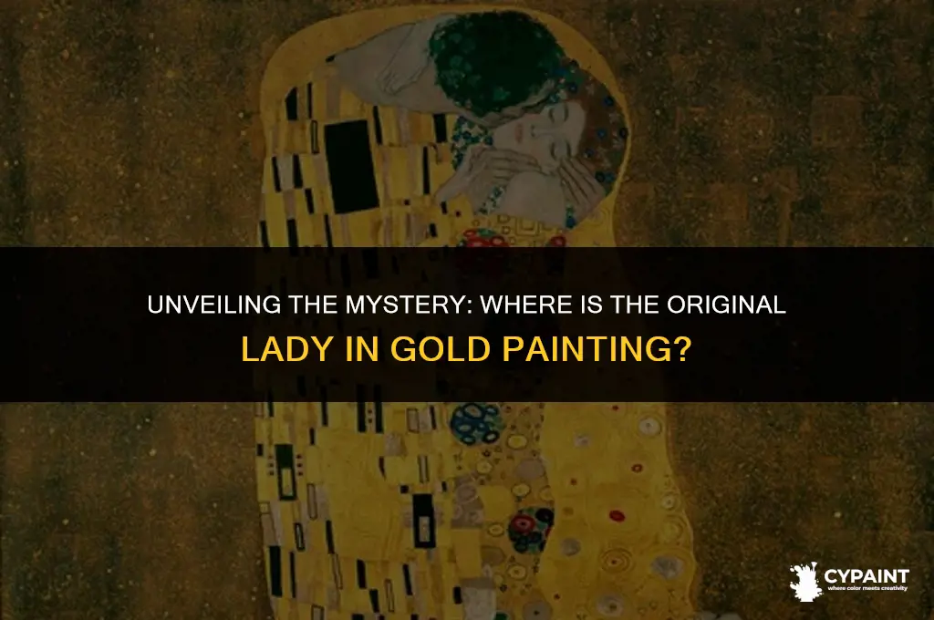 where is the original painting of the lady in gold