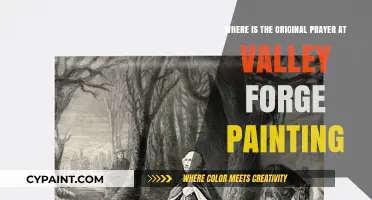 Tracing the Original Prayer at Valley Forge Painting's Location