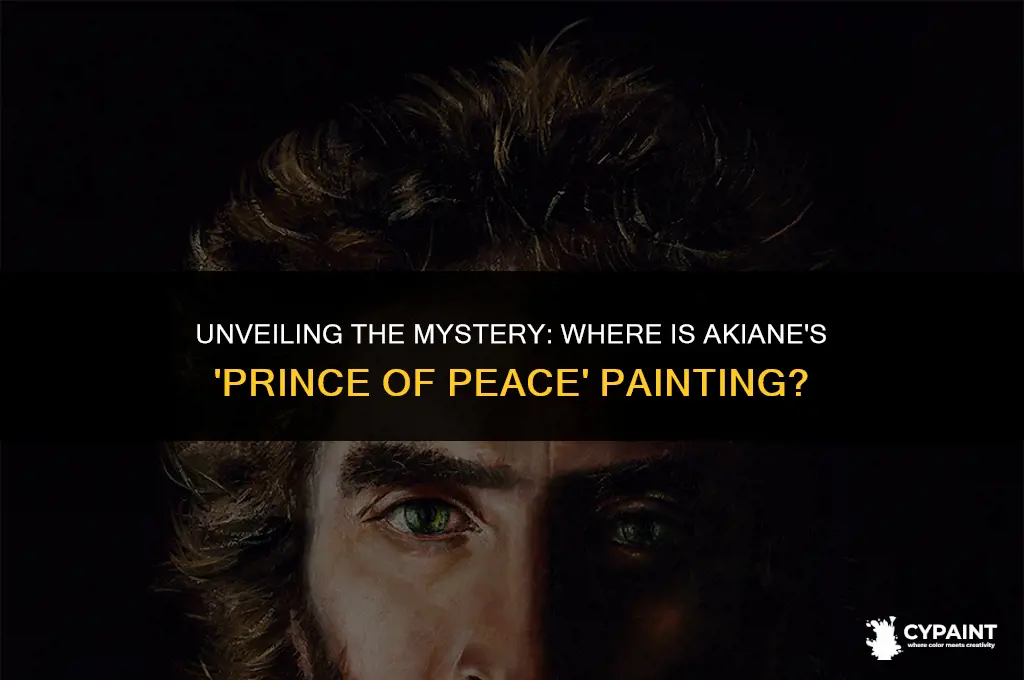where is the original prince of peace painting by akiane