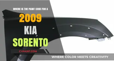 Decoding the Paint Code for Your 2009 Kia Sorento: A Comprehensive Guide