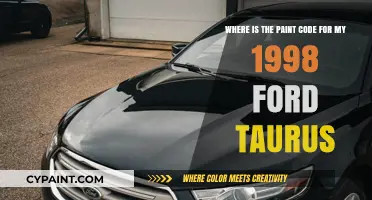 Decoding the Perfect Paint Match for Your 1998 Ford Taurus
