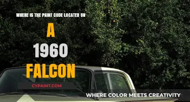 Decoding the 1960 Falcon's Paint Code: A Hidden Gem Revealed
