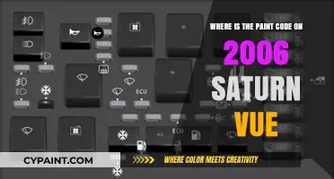 Locate Your 2006 Saturn Vue's Paint Code: Quick Guide