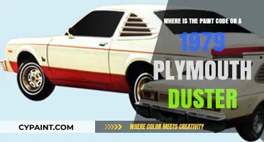 Decoding the Paint Code Mystery: 1979 Plymouth Duster Edition