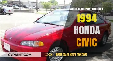Decoding the Paint Code Mystery: 1994 Honda Civic Edition