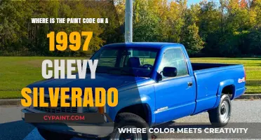 Decoding the Paint Code Mystery on Your 1997 Chevy Silverado