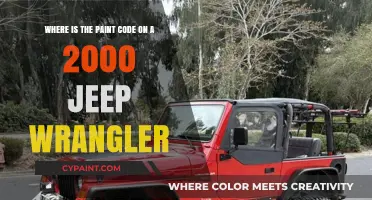 Decoding Your 2000 Jeep Wrangler's Paint Code: A Simple Guide