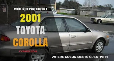 Decoding Your 2001 Toyota Corolla's Paint Code: A Simple Guide
