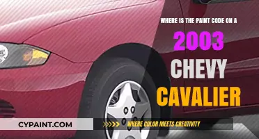 Decoding Your 2003 Chevy Cavalier's Paint Code: A Simple Guide