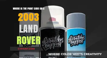 Unlocking the Color Mystery: Finding Your 2003 Land Rover's Paint Code