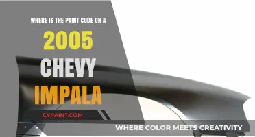 Decoding the Paint Code Mystery on Your 2005 Chevy Impala