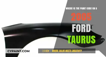 Decoding Your 2005 Ford Taurus Paint Code: A Simple Guide