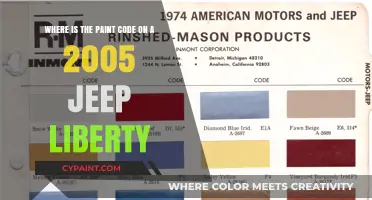 Decoding the Paint Code Mystery on Your 2005 Jeep Liberty