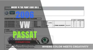 Decoding the Paint Code Mystery on Your 2006 VW Passat