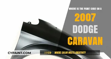 Decoding Your 2007 Dodge Caravan's Paint Code: A Simple Guide