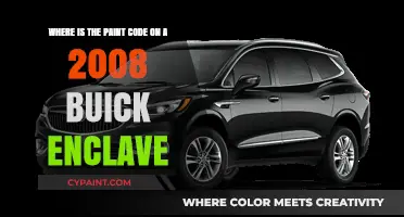 Decoding the Paint Code Mystery on Your 2008 Buick Enclave