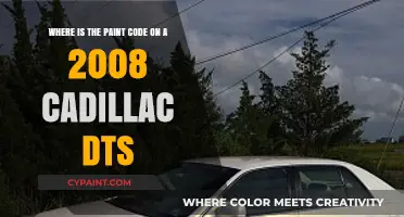 Decoding the Paint Code Mystery on Your 2008 Cadillac DTS