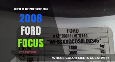 Unlocking the Color Mystery: Finding Your 2008 Ford Focus Paint Code