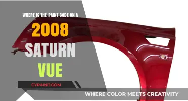 Decoding Your 2008 Saturn Vue's Paint Code: A Simple Guide