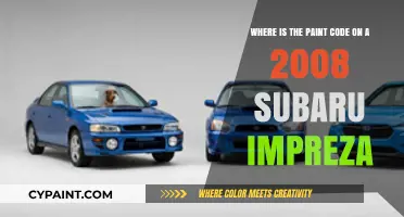 Decoding Your 2008 Subaru Impreza's Paint Code: A Simple Guide