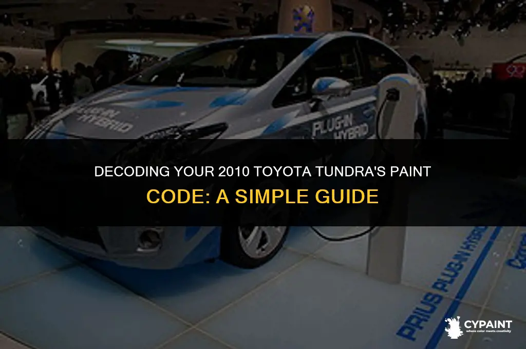 where is the paint code on a 2010 toyota tundra