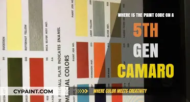 Decoding the Paint Code Mystery on Your 5th Gen Camaro