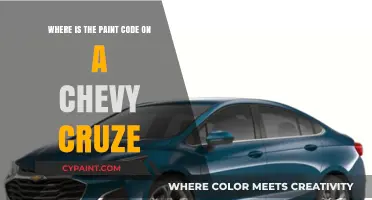 Locate Your Chevy Cruze's Paint Code: Quick and Easy Guide