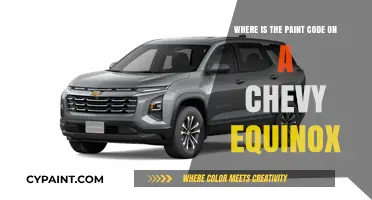 Finding Your Chevy Equinox Paint Code: A Quick Guide