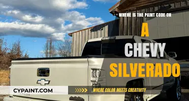 Finding Your Chevy Silverado's Paint Code: A Guide