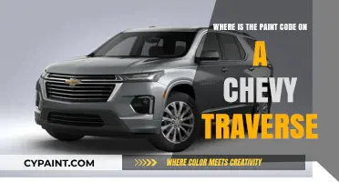 Finding Your Chevy Traverse Paint Code: A Quick Guide