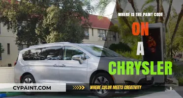 Locate Your Chrysler's Paint Code: A Quick Guide to Finding It