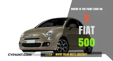 Locate Your Fiat 500 Paint Code: A Quick Guide