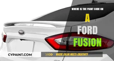 Finding Your Ford Fusion's Paint Code: A Quick Guide