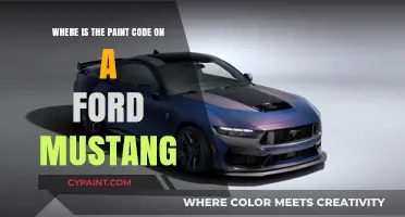 Locate Your Ford Mustang's Paint Code: A Quick Guide
