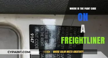 Finding Your Freightliner's Paint Code: A Quick Location Guide
