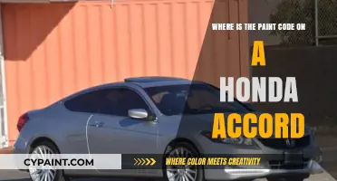 Locate Your Honda Accord's Paint Code: A Quick Guide