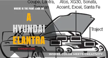 Locate Your Hyundai Elantra's Paint Code: A Quick Guide