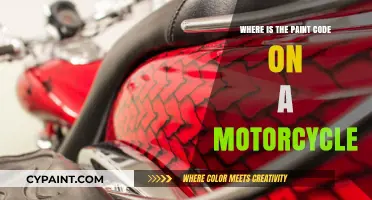 Finding Your Motorcycle's Paint Code: A Quick and Easy Guide