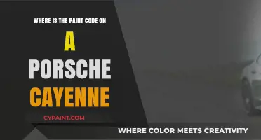Finding Your Porsche Cayenne's Paint Code: A Quick Guide