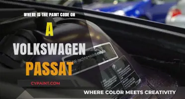 Finding Your Volkswagen Passat's Paint Code: A Quick Guide