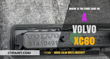 Finding Your Volvo XC60's Paint Code: A Quick Guide