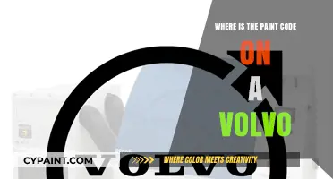 Locate Your Volvo's Paint Code: A Quick and Easy Guide