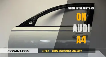 Finding Your Audi A4 Paint Code: Location and Identification Guide