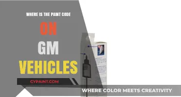 Finding Your GM Vehicle's Paint Code: A Quick Guide