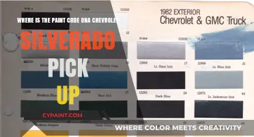 Decoding the Paint Code Mystery on Your Chevrolet Silverado Pickup