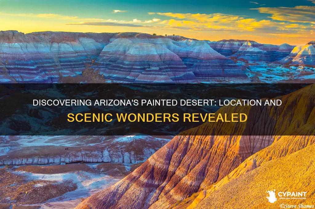 where is the painted desert in arizona located