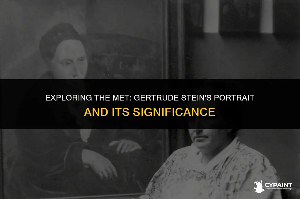 where is the painting of gertrude stein at the met