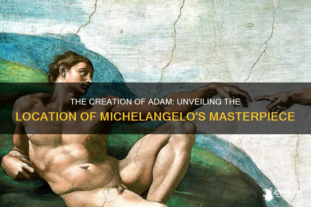 where is the painting of god and adam